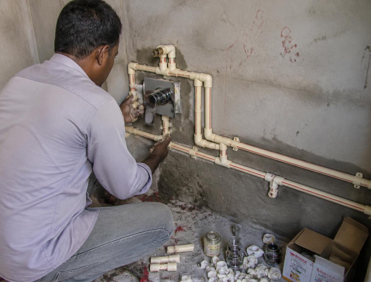 Plumbing by SRR Contractors in Bengaluru